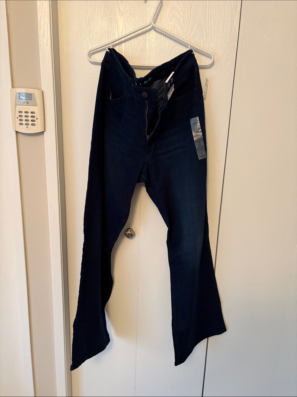 Old Navy Dark Blue Wide Leg Jeans for Women